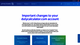 What Dutycalculator.com website looked like in 2019 (4 years ago)