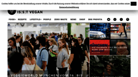 What Deutschlandistvegan.de website looked like in 2019 (4 years ago)