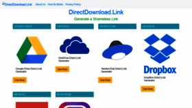 What Directdownload.link website looked like in 2019 (4 years ago)