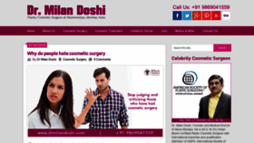 What Drmilandoshi.com website looked like in 2019 (4 years ago)