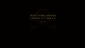 What Dramacritics.org website looked like in 2019 (4 years ago)