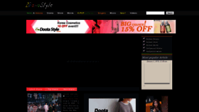 What Dramastyle.com website looked like in 2019 (4 years ago)
