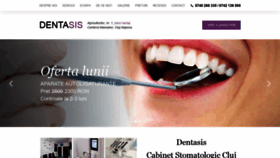 What Dentasis.ro website looked like in 2019 (4 years ago)