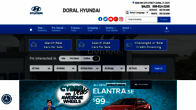 What Doralhyundai.com website looked like in 2019 (4 years ago)