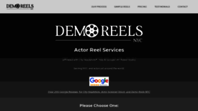 What Demoreelsnyc.com website looked like in 2019 (4 years ago)