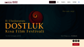 What Dostlukfilmfestivali.com website looked like in 2019 (4 years ago)