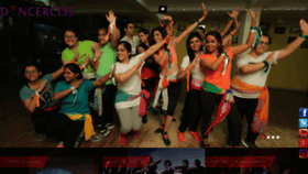 What Dancercise.in website looked like in 2019 (4 years ago)
