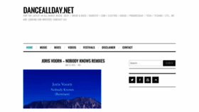What Danceallday.net website looked like in 2019 (4 years ago)