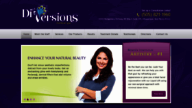 What Diversionsmedspa.com website looked like in 2019 (5 years ago)