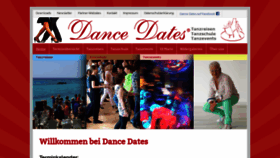 What Dance-dates.de website looked like in 2019 (4 years ago)