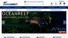 What Divingdirect.co.uk website looked like in 2019 (5 years ago)