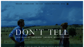 What Donttellmovie.com website looked like in 2019 (4 years ago)