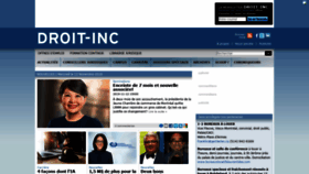 What Droit-inc.com website looked like in 2019 (4 years ago)