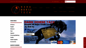 What Dark-horse-tack.com website looked like in 2019 (4 years ago)