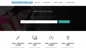 What Dersnotlariindir.com website looked like in 2019 (4 years ago)