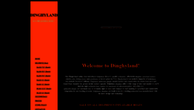 What Dinghyland.com website looked like in 2019 (4 years ago)