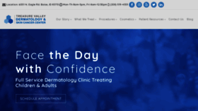 What Dermatologyboise.com website looked like in 2019 (4 years ago)