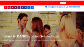 What Dancebuzz.co.uk website looked like in 2019 (4 years ago)