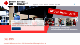 What Drk-bitburg-pruem.de website looked like in 2019 (4 years ago)