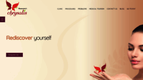 What Dhanwantarischrysalis.com website looked like in 2019 (4 years ago)