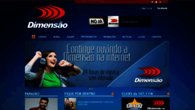 What Dimensao.fm.br website looked like in 2019 (4 years ago)