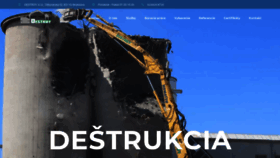 What Destroy.sk website looked like in 2019 (4 years ago)