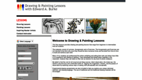 What Drawingandpaintinglessons.com website looked like in 2019 (4 years ago)