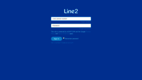 What Dashboard.line2.com website looked like in 2019 (4 years ago)