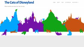 What Disneylandcats.com website looked like in 2019 (4 years ago)