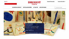 What Drouot.com website looked like in 2019 (4 years ago)