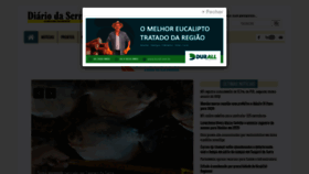 What Diariodaserra.inf.br website looked like in 2019 (4 years ago)