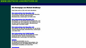 What Deutsche-lokomotiven.de website looked like in 2019 (4 years ago)