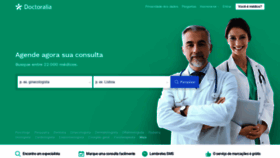 What Doctoralia.com.pt website looked like in 2019 (4 years ago)