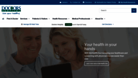 What Doctors-hospital.net website looked like in 2019 (4 years ago)