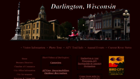 What Darlingtonwi.org website looked like in 2019 (4 years ago)