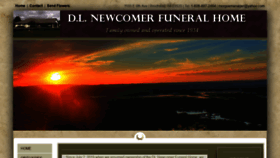 What Dlnewcomerfuneralhome.com website looked like in 2019 (4 years ago)