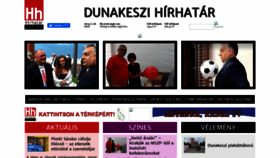 What Dunakeszi-hirhatar.hu website looked like in 2019 (4 years ago)