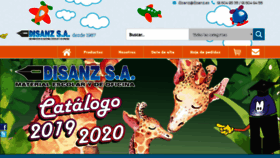 What Disanz.es website looked like in 2019 (4 years ago)
