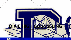 What Dixiehighcounseling.org website looked like in 2019 (4 years ago)