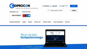 What Diprocon.pl website looked like in 2019 (4 years ago)
