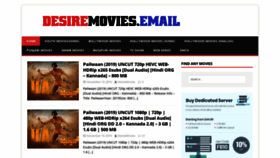 What Desiremovies.email website looked like in 2019 (4 years ago)