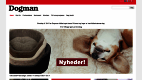 What Dogman.dk website looked like in 2019 (4 years ago)