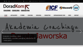 What Doradkom.pl website looked like in 2019 (4 years ago)
