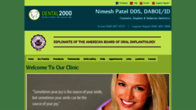 What Dental2000.com website looked like in 2019 (4 years ago)