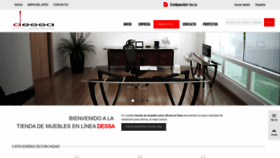 What Dessa.com.mx website looked like in 2019 (4 years ago)