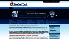 What Devsofttech.com website looked like in 2019 (4 years ago)