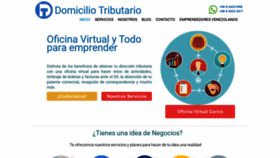 What Domiciliotributario.cl website looked like in 2019 (4 years ago)