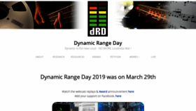 What Dynamicrangeday.co.uk website looked like in 2019 (4 years ago)