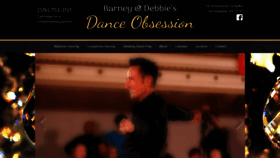 What Danceobsession.com website looked like in 2019 (4 years ago)