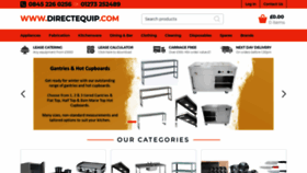What Directequip.com website looked like in 2019 (4 years ago)